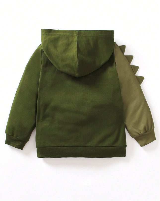 Autumn adventure dinosaur hoodie for kids

Boys lightweight fall jacket with zipper