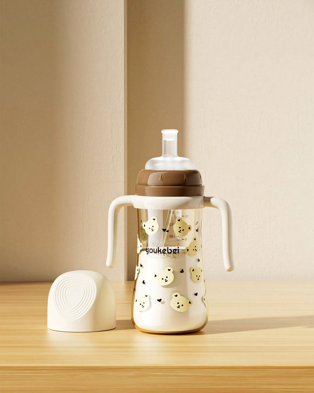 Spill-proof weighted sippy cup for toddlers

Anti-leak toddler training cup with straw

Baby sippy cup with weighted straw design