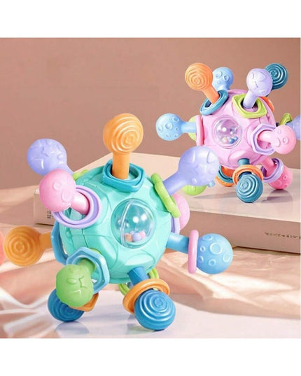 Baby Manhattan ball sensory toy for newborns

Infant teething and grasping ball with colorful design

Safe baby sensory ball made from soft TPE material

Newborn hand-eye coordination development toy

Lightweight baby teether and learning toy