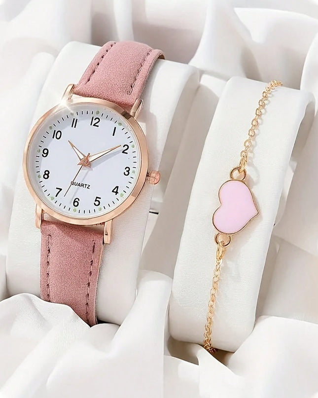 Teen fashion wristwatch with stainless steel case

2pcs quartz watch set for teenagers

Multicolor pointer display watch for teens

Stylish everyday watch for boys and girls

Trendy teen wristwatch battery powered