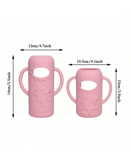 Silicone bottle handle protector for infant feeding

Adorable elephant bottle accessory for toddlers