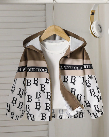 Young boys street style graphic full print hooded jacket

Casual zip-up hoodie jacket for boys spring and fall

Boys lightweight graphic jacket with hood and pockets

Trendy boys everyday casual streetwear jacket

Long sleeve boys hooded jacket with full zipper