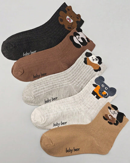 Cozy boneless kids socks for autumn and winter

Warm cartoon animal socks for boys and girls

Seamless toe kids socks made from knitted fabric