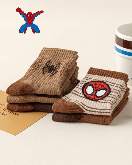 Kids wearing Spider-Man socks for daily comfort

Superhero cartoon socks for children gift idea