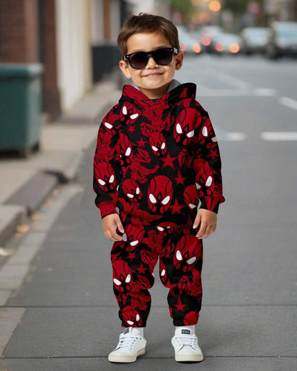 Boys spider web hoodie and pants set

Halloween themed outfit for young boys