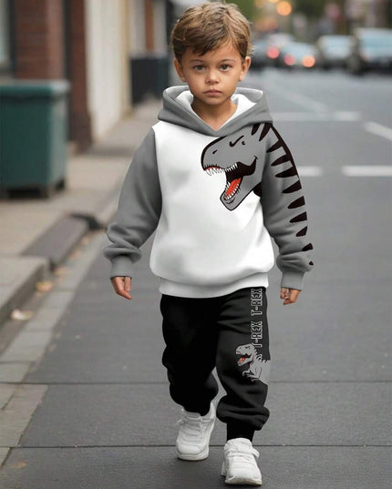 Long sleeve boys pullover hoodie with pocket

Lightweight spring and fall hoodie set for kids

Streetwear-style hoodie set for boys