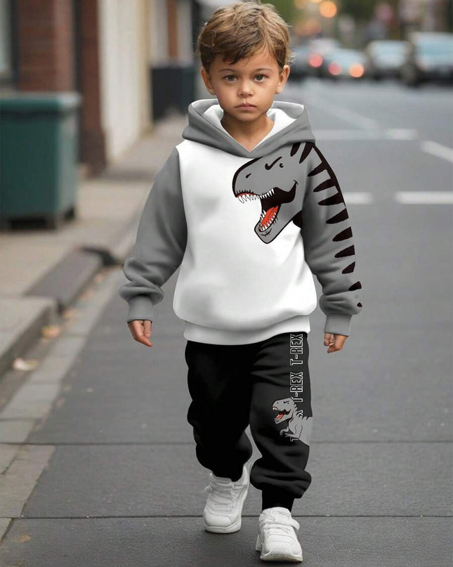 Long sleeve boys pullover hoodie with pocket

Lightweight spring and fall hoodie set for kids

Streetwear-style hoodie set for boys