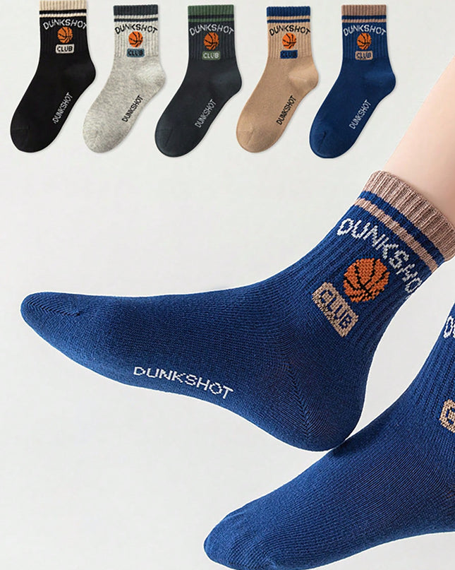 Graphic mid-calf socks for kids casual outfits

Durable boys socks for summer and winter
