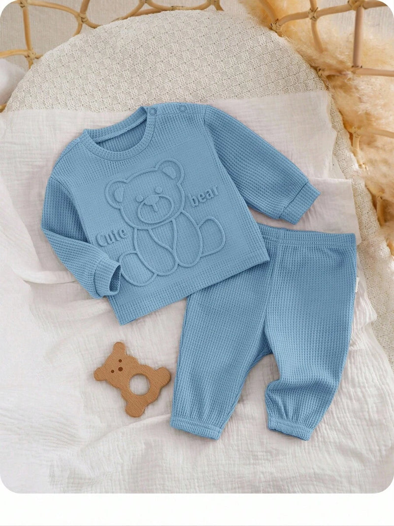 long sleeve baby girl clothing set blue

soft comfortable newborn baby outfit

adorable baby girl sweatshirt and pants set