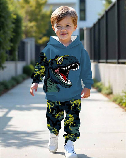 Boys tie-dye hoodie sweatshirt set

Trendy 2-piece autumn winter outfit for boys
