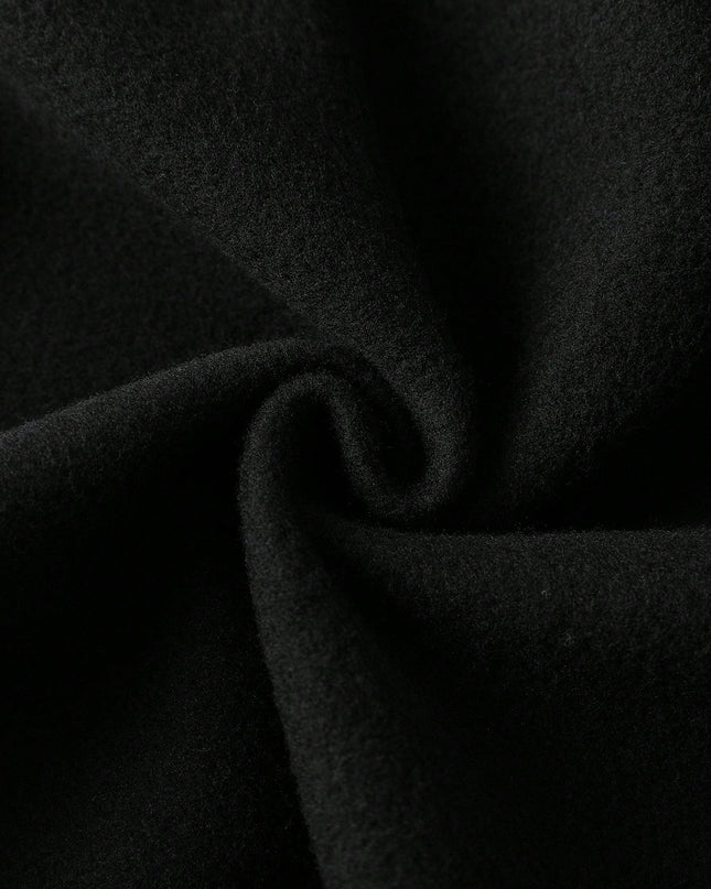 Stylish black leopard bow hoodie for young girls