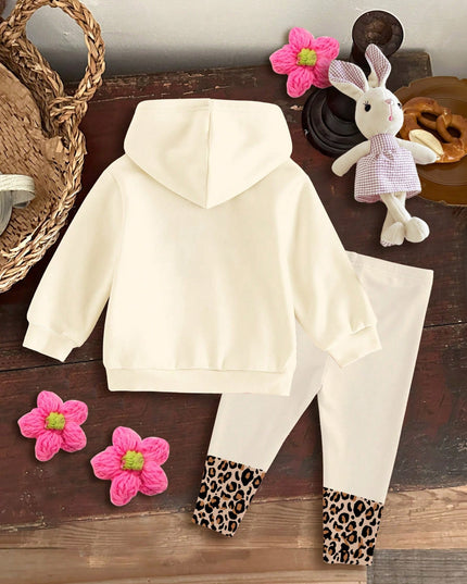 Festive girls hoodie and pants Christmas outfit