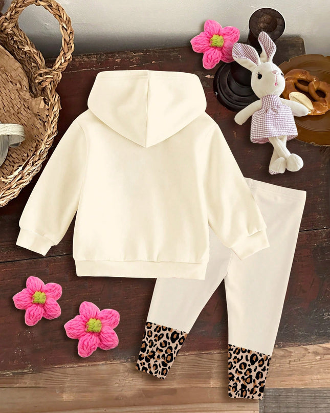 Festive girls hoodie and pants Christmas outfit